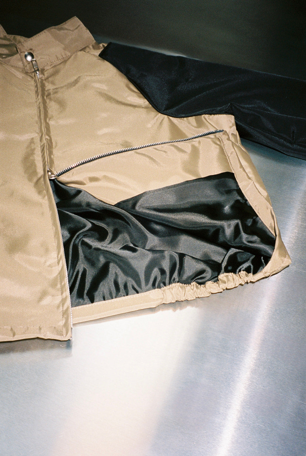 the JACKET in Black and Beige, Clean