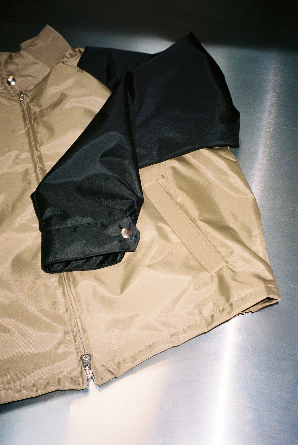 the JACKET in Black and Beige, Clean
