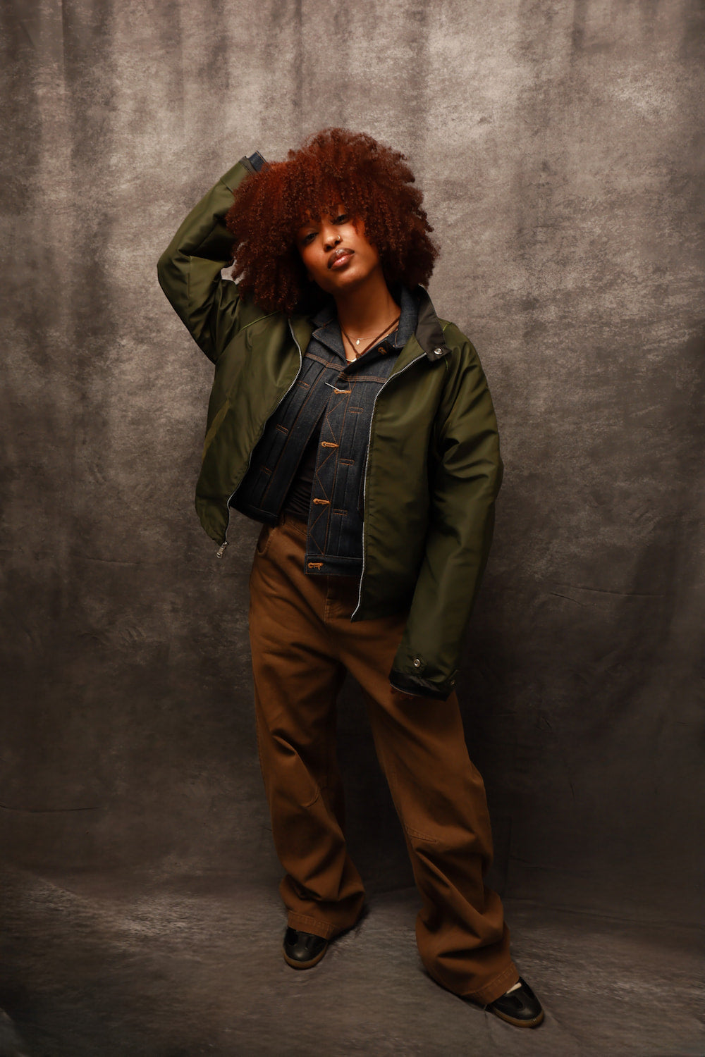 the JACKET in Olive Green, Clean