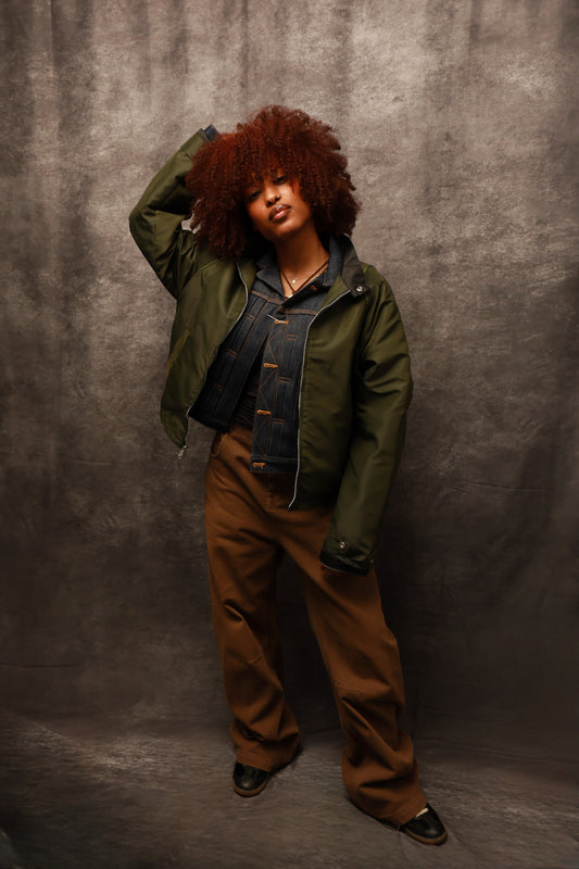 the JACKET in Olive Green, Clean