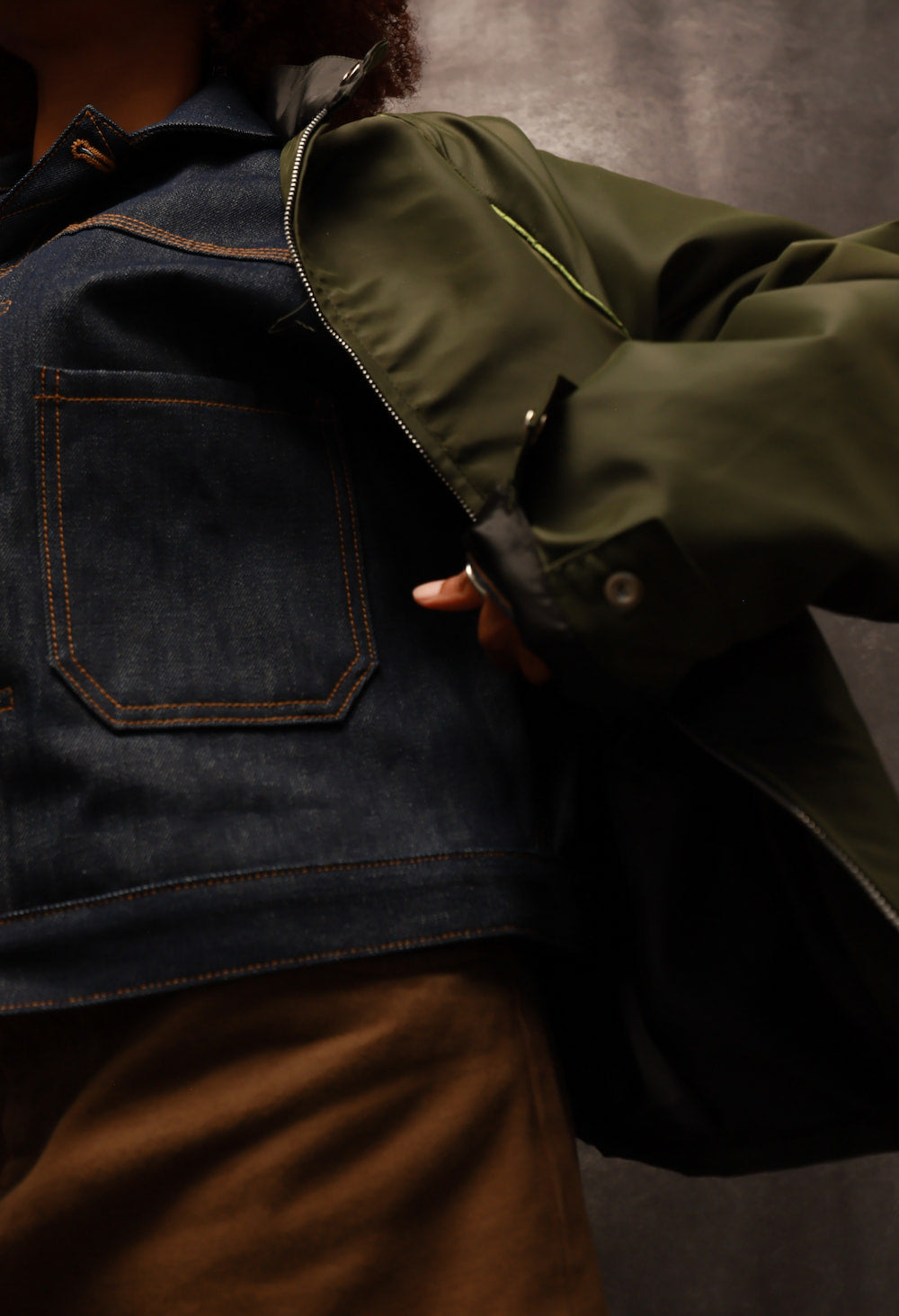 the JACKET in Olive Green, Clean